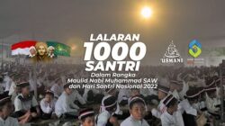 Lalaran 1000 Santri Dalam Rangka Maulid Nabi SAW dan Hari Santri Nasional 2022 || NU Blitar