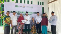 NU Care-LAZISNU Kabupaten Blitar Resmikan Program Bedah Rumah Dhuafa dan Apresiasi Guru Ngaji